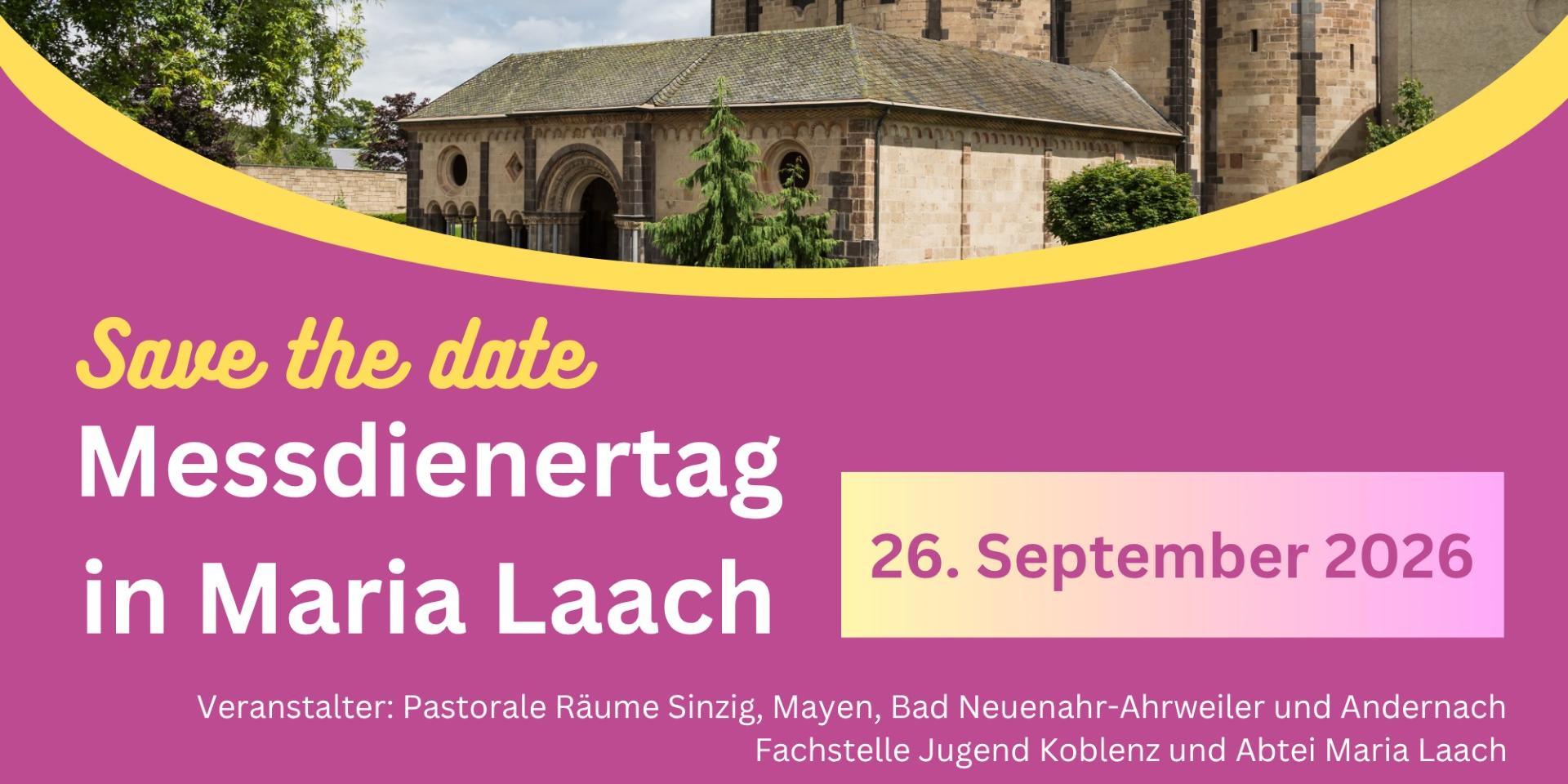 Save the date Messienertag in Maria Laach