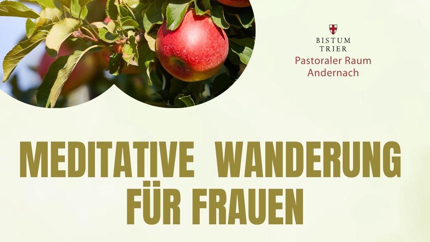 Plakat zur Meditativen Wanderung am 15.09.2025