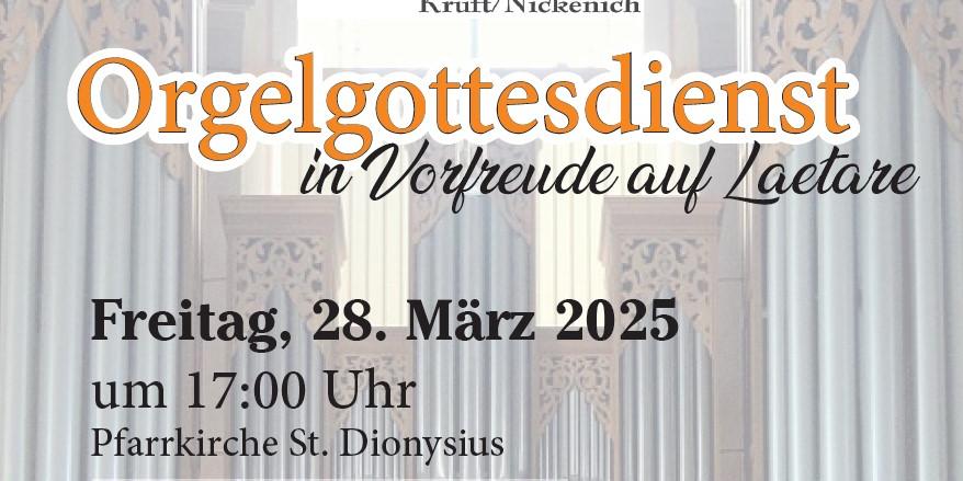 OrgelLaetare Kruft 2025