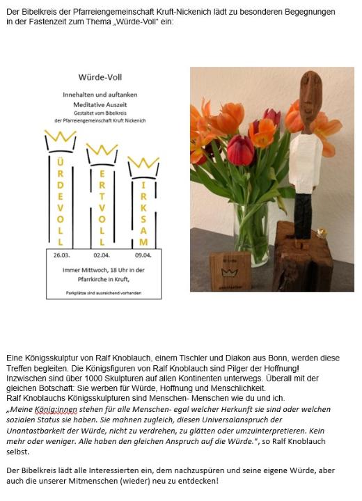 Würde-Voll Meditative Auszeit