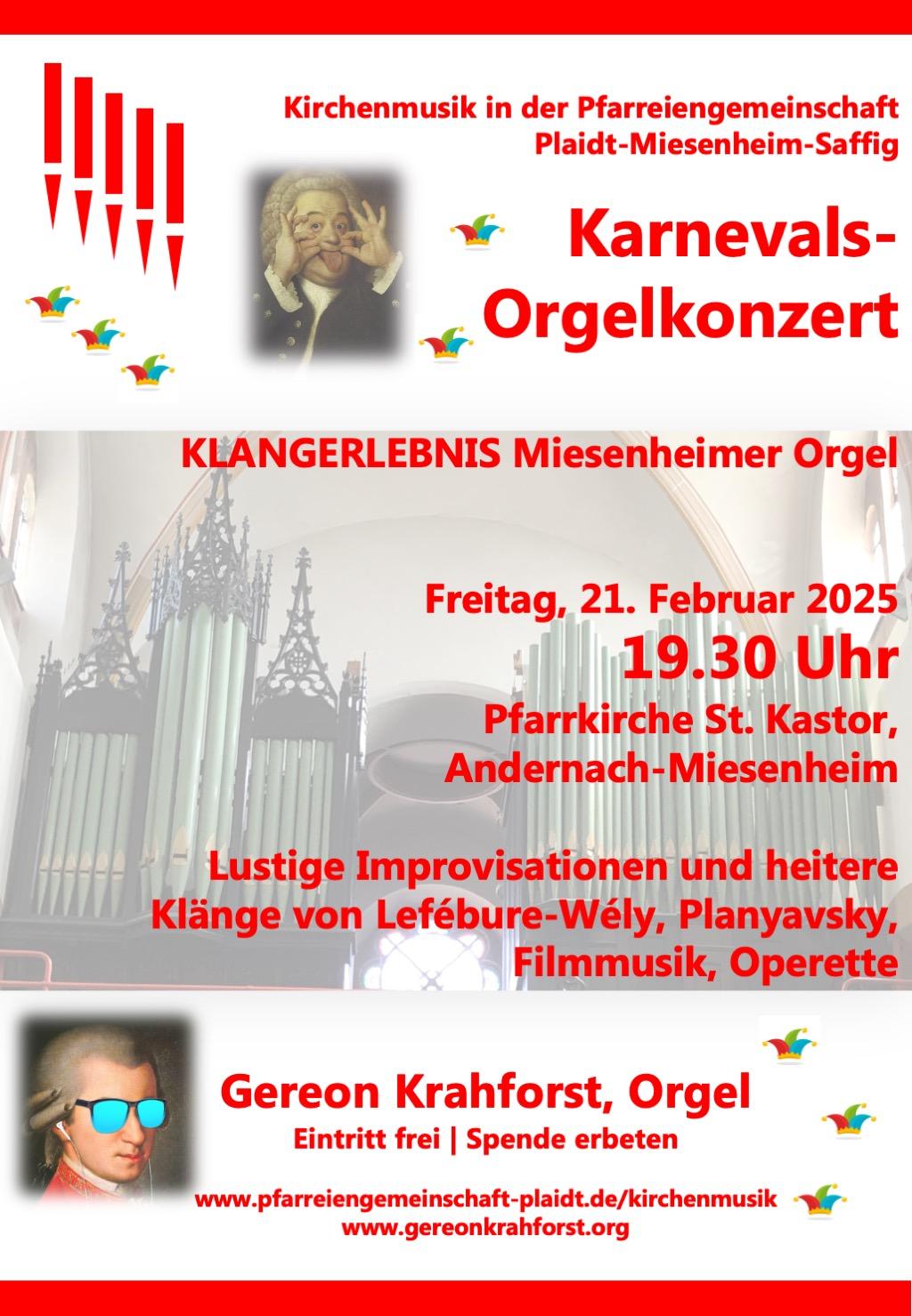Karnevals-Orgelkonzert