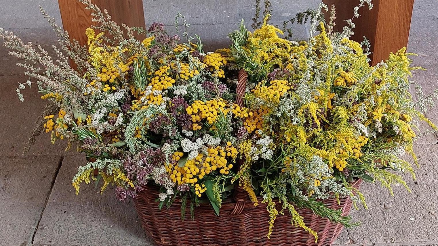 Kräuterkorb zur Kräutersegnung
