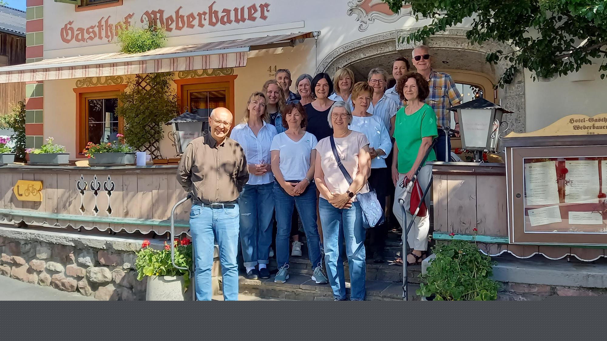 Bild zeigt die Gruppe der Wanderexerzitien vom Mai 2026
