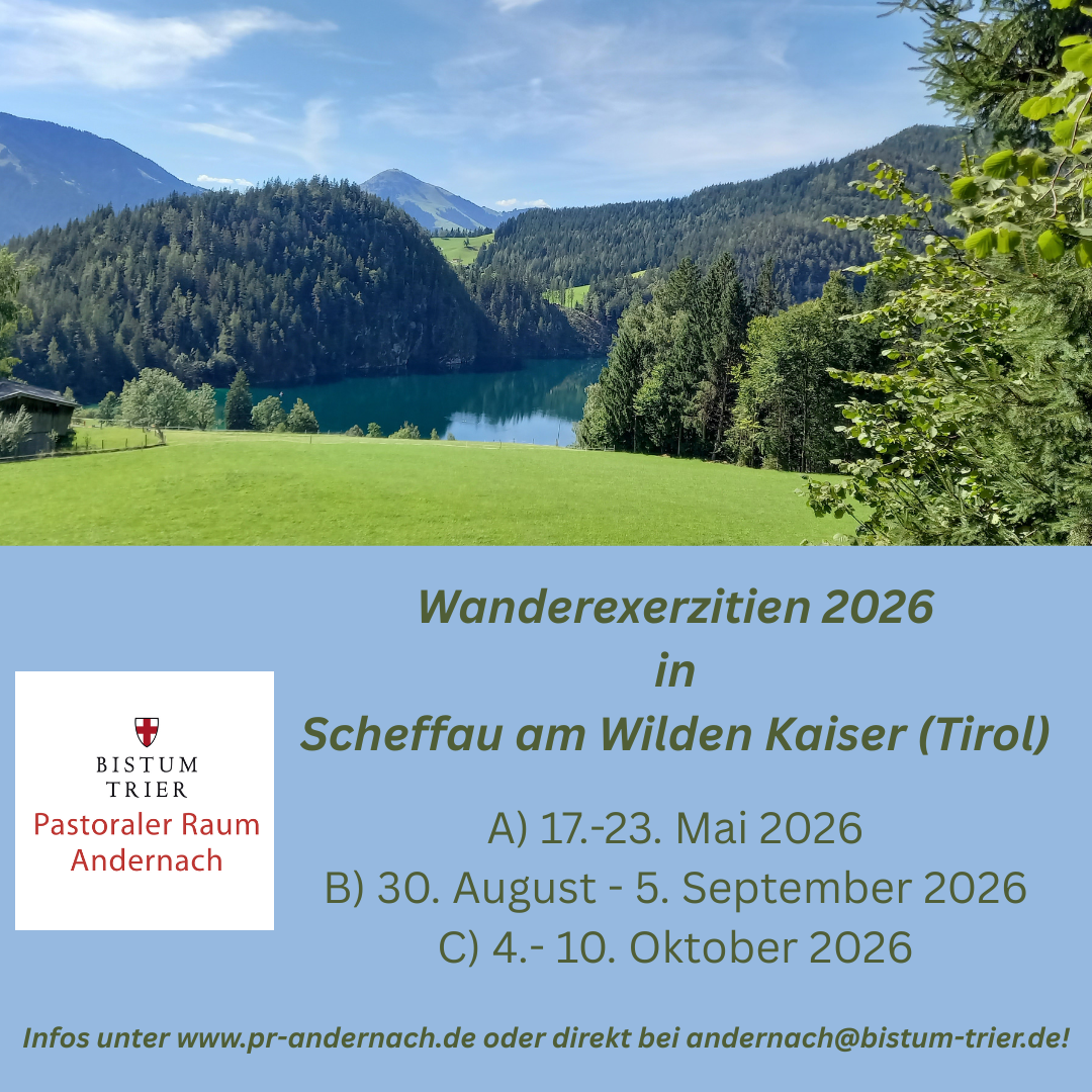 Wanderexerzitien 2026 in Scheffau am Wilden Kaiser