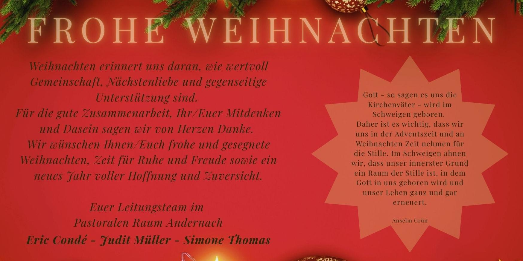 Weihnachtsgruß 2025