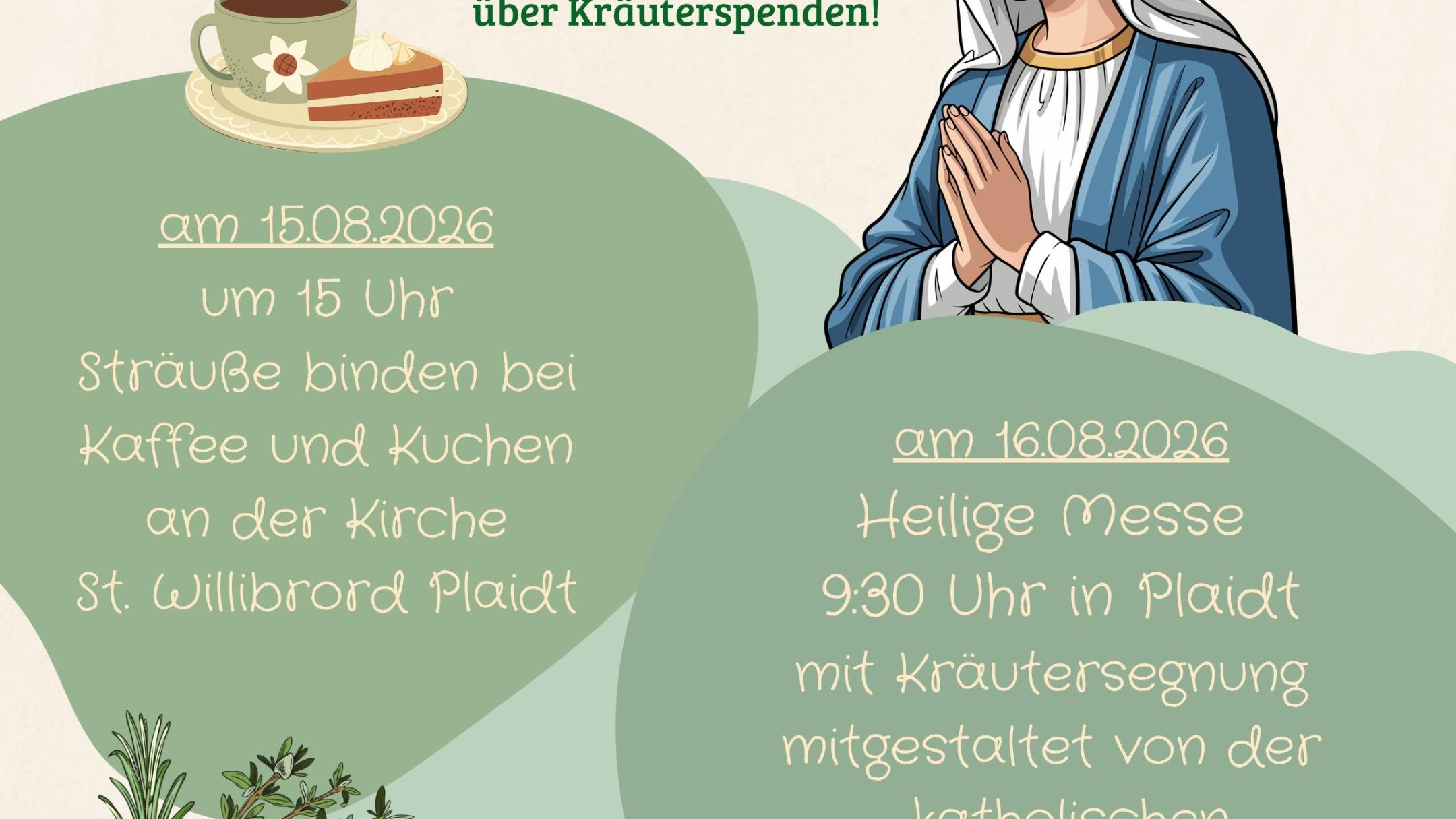 Flyer Kräutersegnung Maria Himmelfahrt 2026