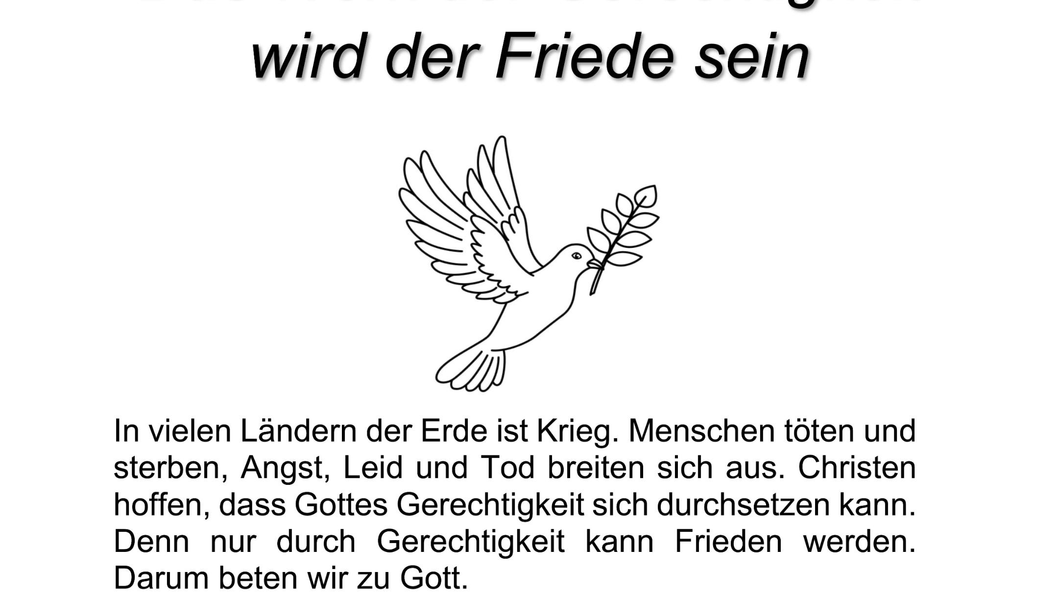 ACK Plakat Friedensgebet 2026